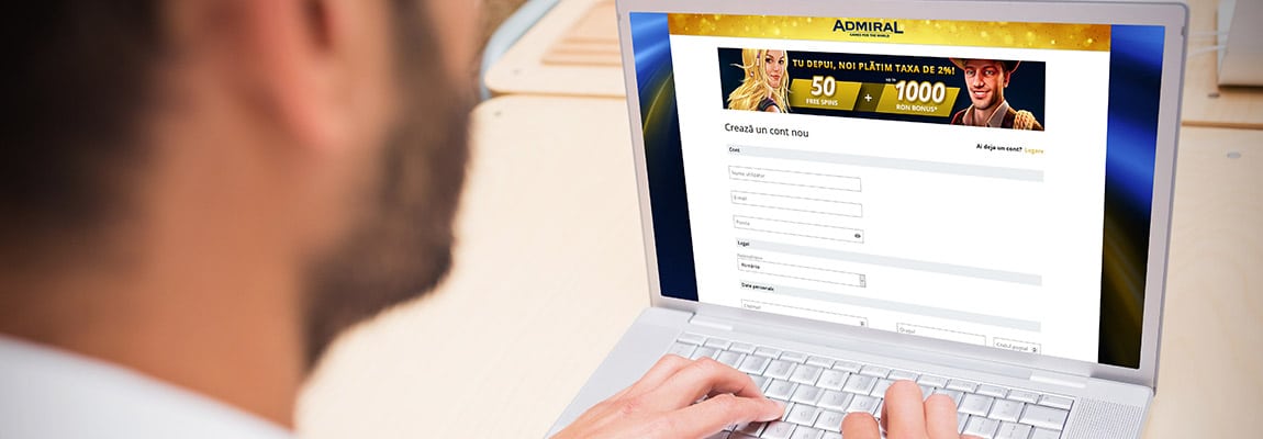 cont nou admiral online