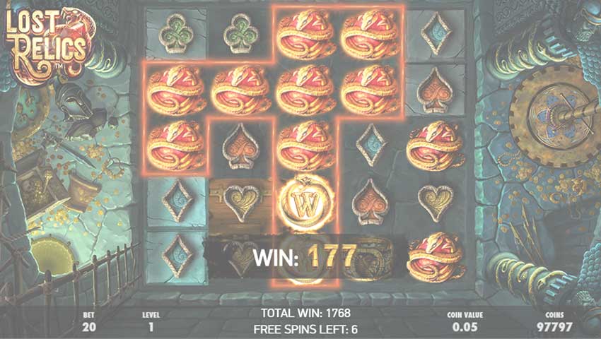 lost relics slot