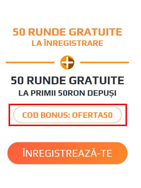 Cod bonus de bun venit 