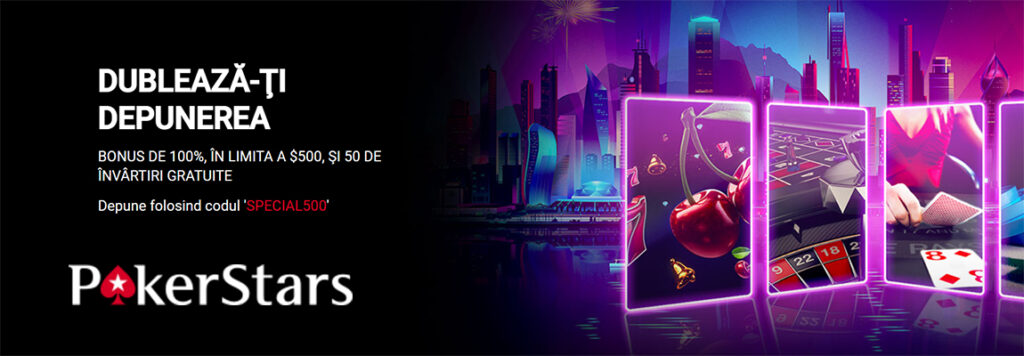 pokerstars romania cod bonus casino