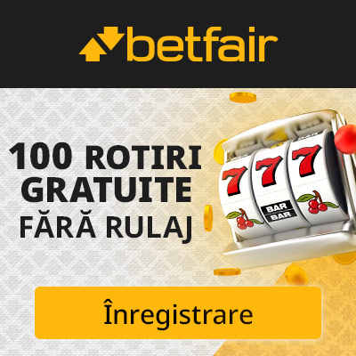 Bonus de Bun Venit Casino 100 Rotiri Gratuite de la Betfair