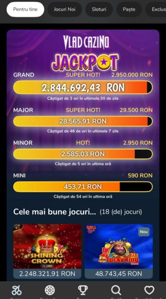 vlad cazino jackpot