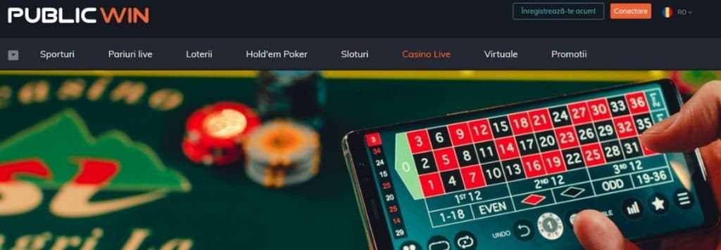 PublicWin first person live casino