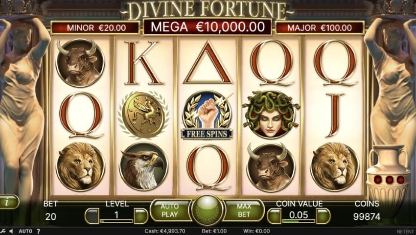 screenshot divine fortune demo