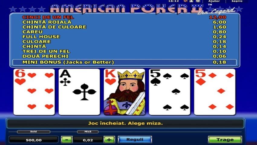 blue whale Concealment Traveling merchant American Poker 2 Gratis - Joacă păcănele online Novomatic!