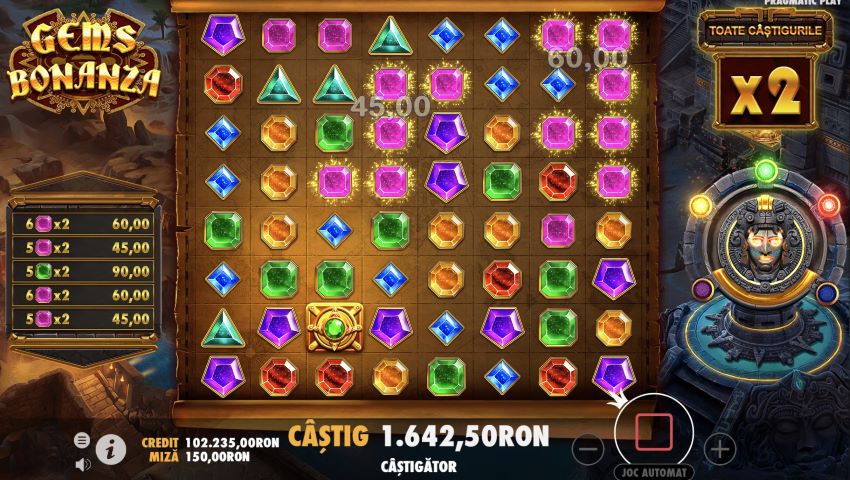 screenshot gems bonanza demo