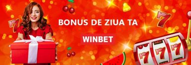 Winbet bonus de ziua ta: Primești 100 rotiri cadou!