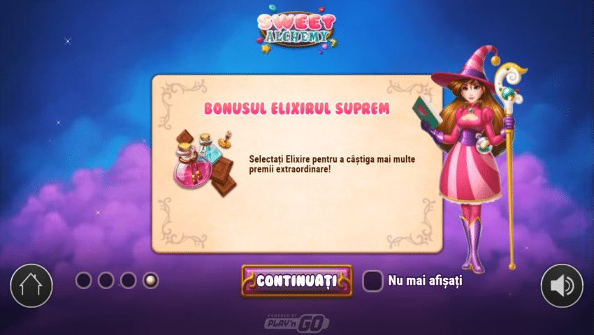 elixirul suprem la sweet alchemy demo