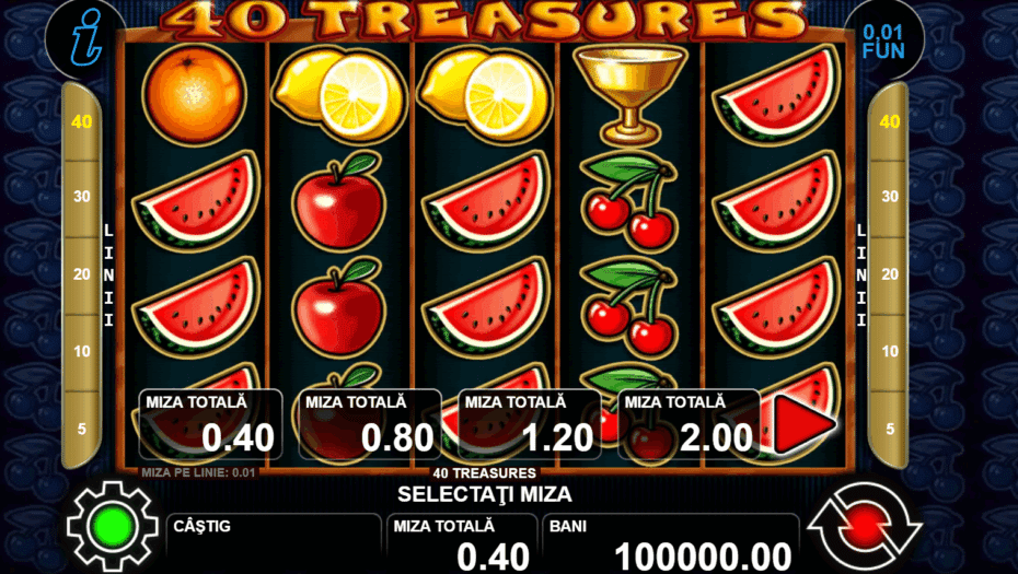 40 treasures demo