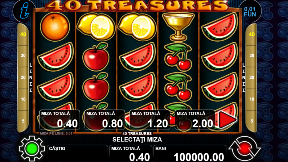 40 treasures demo