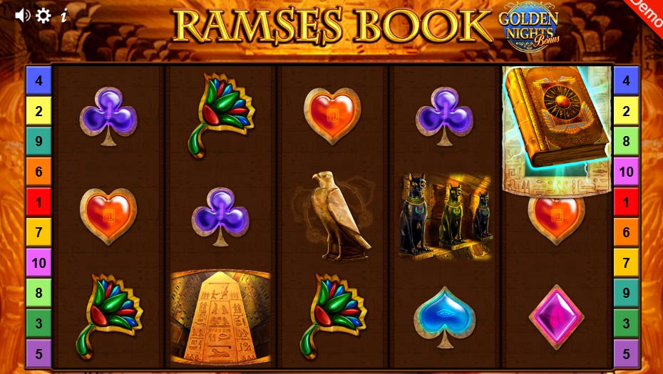 joacă ramses book gdn demo de la gamomat
