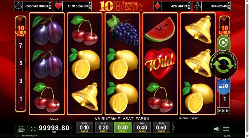 10 burning heart slot