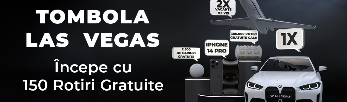 Tombola Las Vegas - Învârte roata și intră în tombolă!