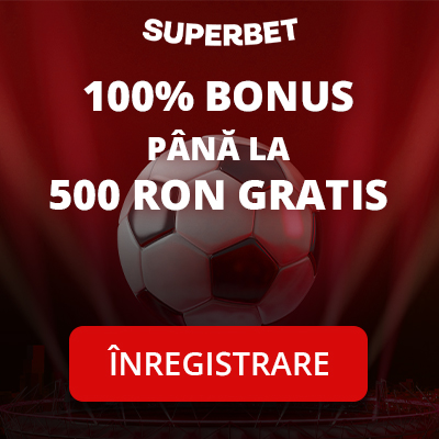 Înregistrează-te și revendică bonusul de 100% până la 500 RON Pariu Gratuit!