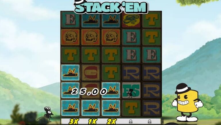 Stack Em Game Stack'Em Demo - Joacă păcănele online Hacksaw Gaming!
