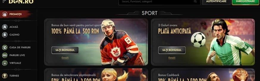 cod bonus don pariuri sportive