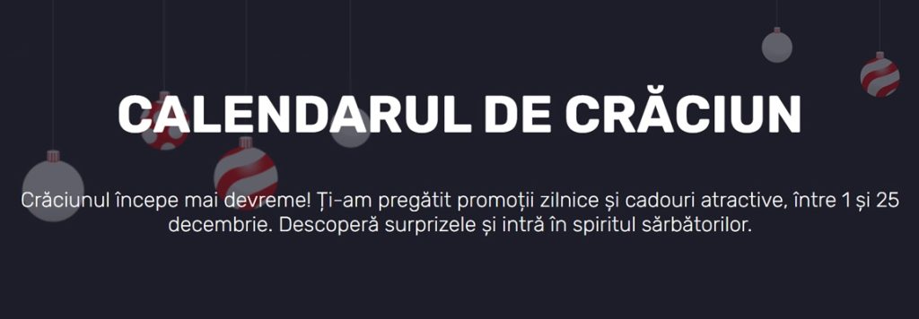 calendar de crăciun superbet