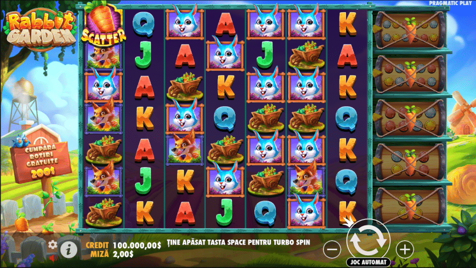 screenshot slot rabbit garden demo