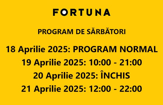program agentii fortuna de paste 2025