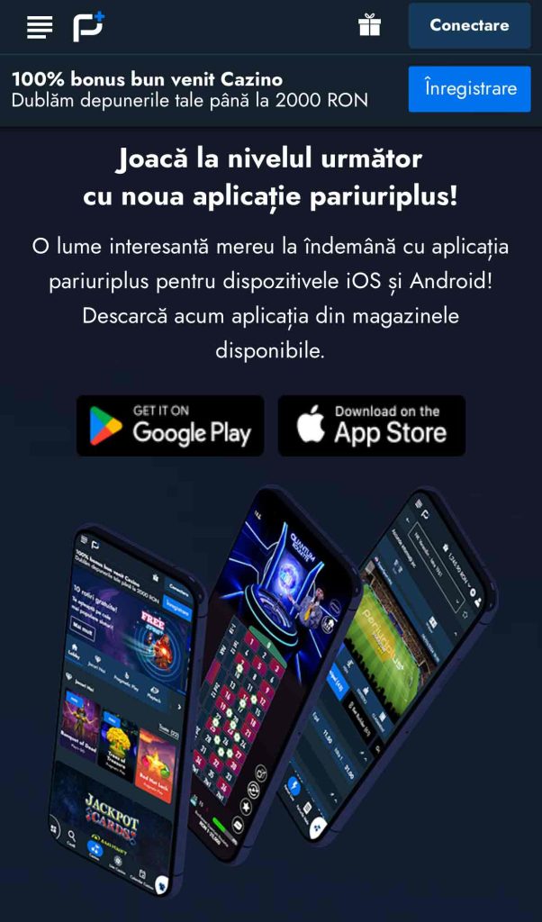 aplicatie pariuri plus ios si android