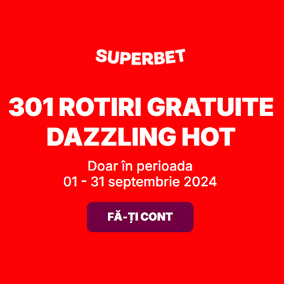 primești 301 rotiri gratuite superbet fara depunere