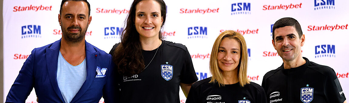 CSM București, un nou drum alături de Stanleybet România!
