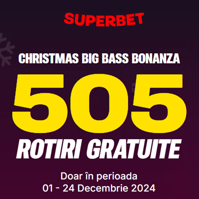 despre noul bonus fără depunere superbet 505 rotiri gratuite in decembrie