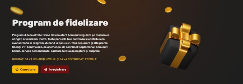 program de fidelizare prima casino