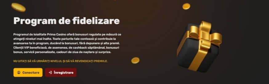 prima casino fidelitate