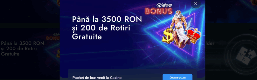 Bonus de bun venit PariuriPlus