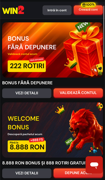 primul contact cu sectiunea de bonusuri win2