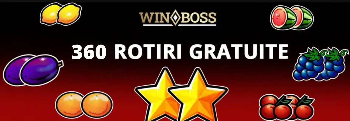 despre oferta winboss 360 rotiri gratuite la inregistrare