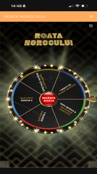 roata norocului în princess casino app