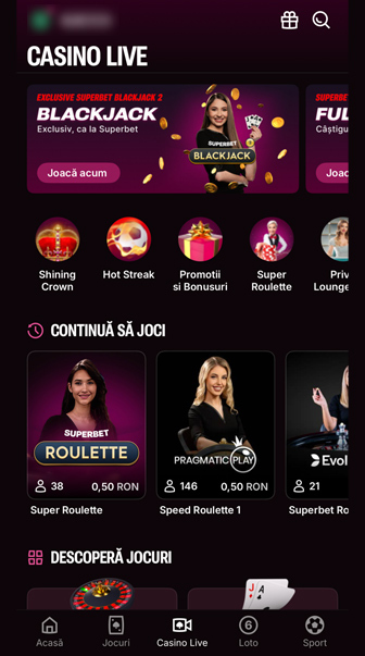 live casino superbet casino românia