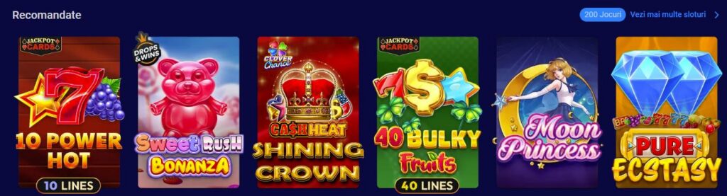 oferta de jocuri de la betmen casino