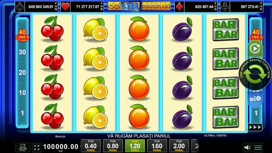 40 ultra spin demo