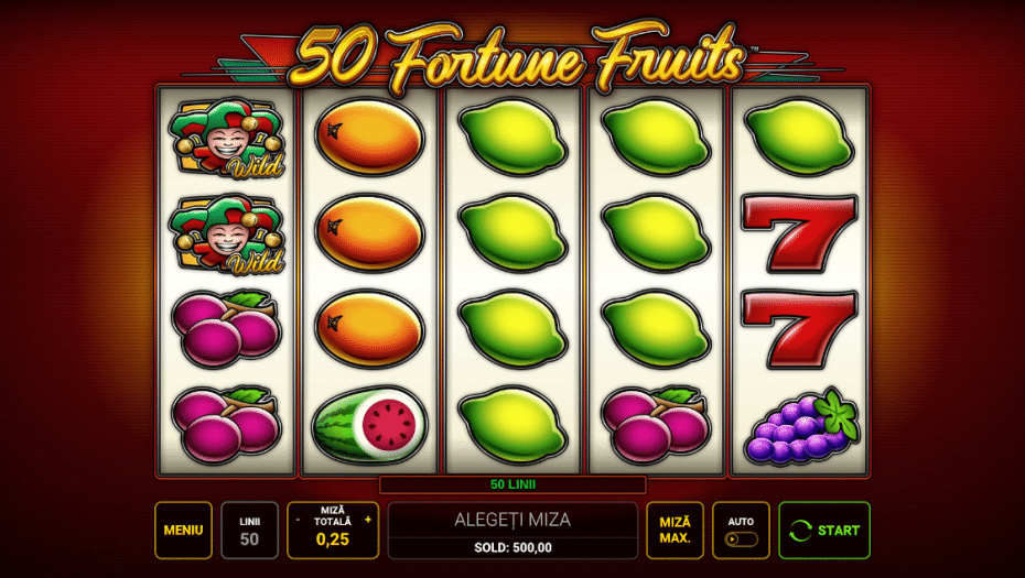 50 fortune fruits demo