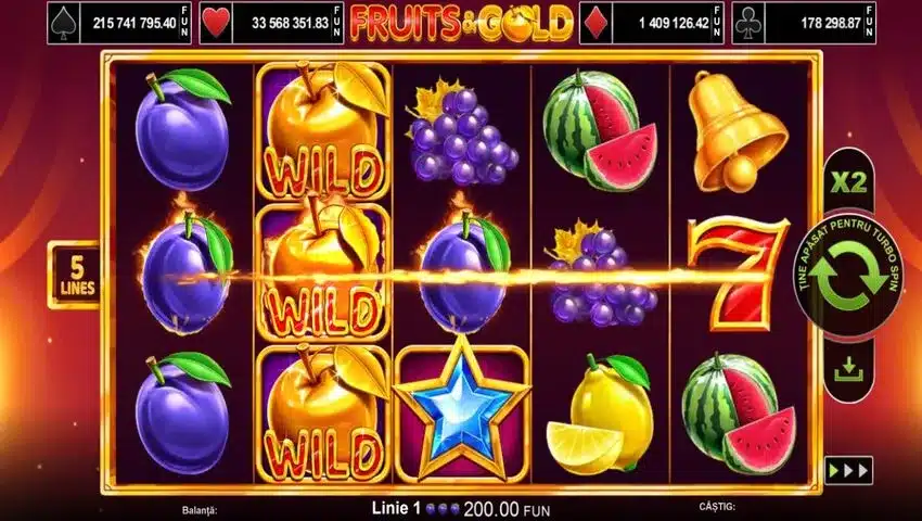 fruits & gold demo