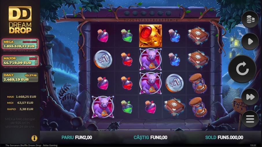 jackpot dream drop de la relax gaming