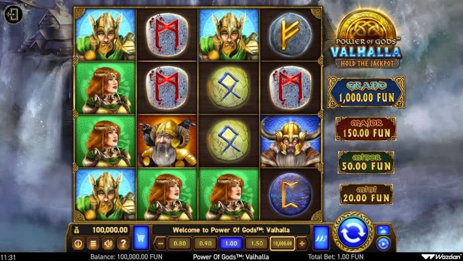 power of gods valhalla
