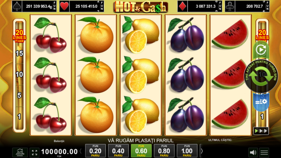 slot Hot and Cash