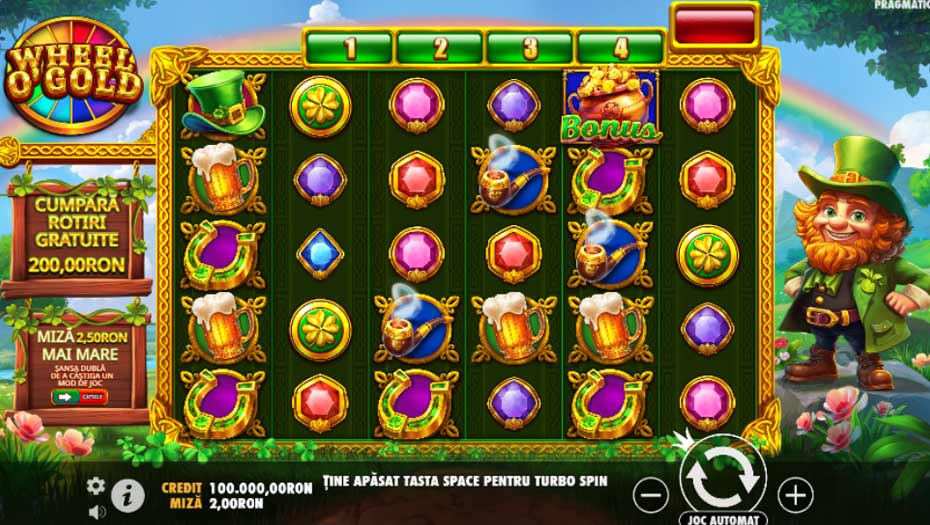 joacă wheel o gold demo de la pragmatic play