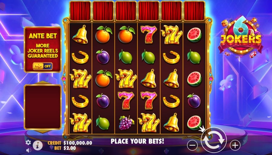 6 jokers demo screenshot
