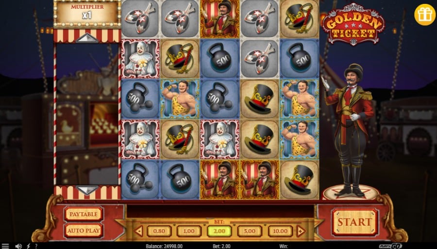 goldent ticket demo screenshot