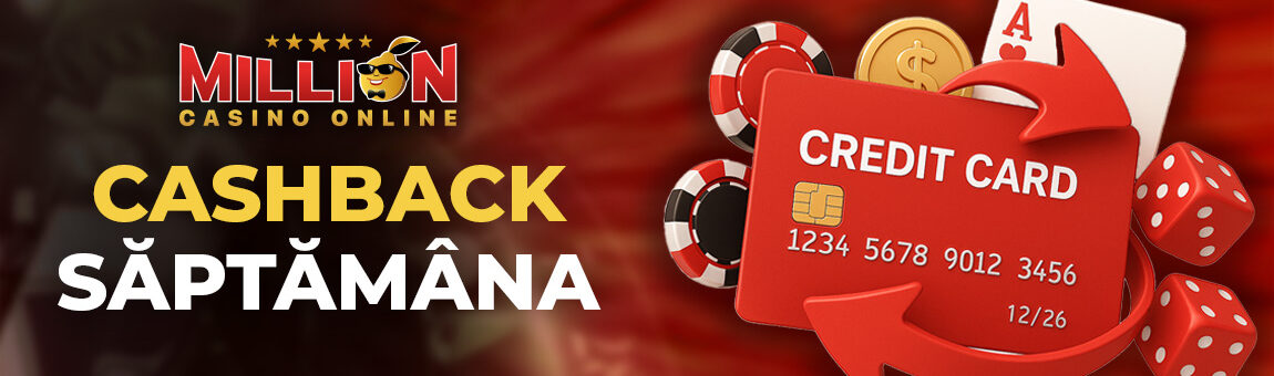 Cashback Million | Profită de Cashback Săptămânal de 15%