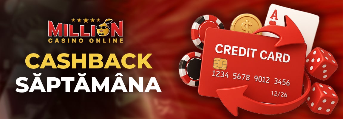 Cashback Million | Profită de Cashback Săptămânal de 15%