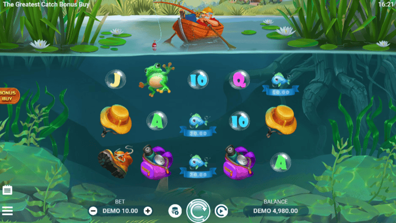 the greatest catch bonus buy demo screenshot
