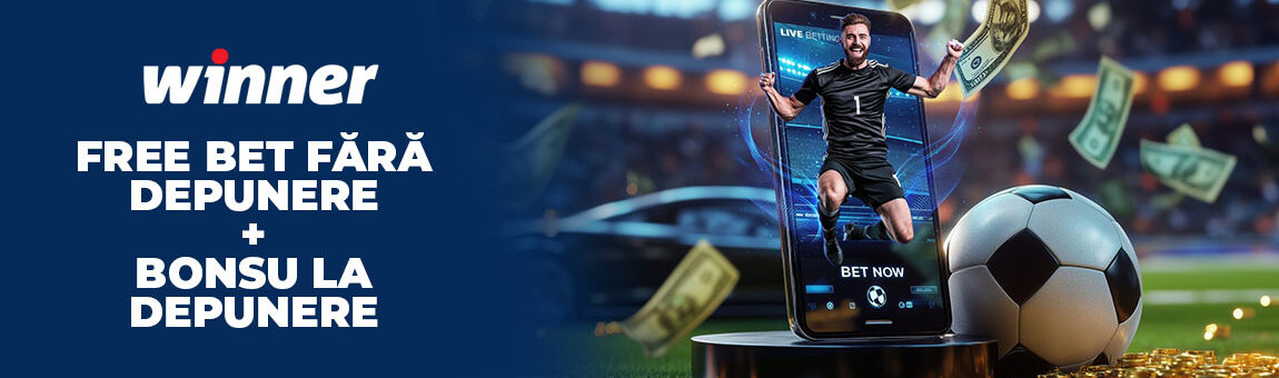 Winner Free Bet 77 RON + 700 RON Bonus la Depunere 2025