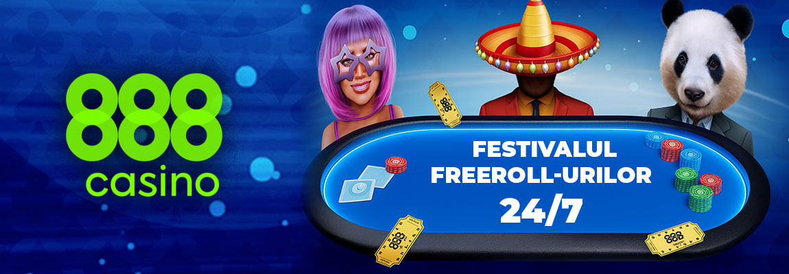 Festivalul Freeroll-urilor 888poker – Joacă Gratis Non-Stop!