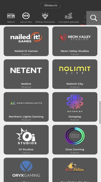 furnizorii de jocuri de la 32rosu